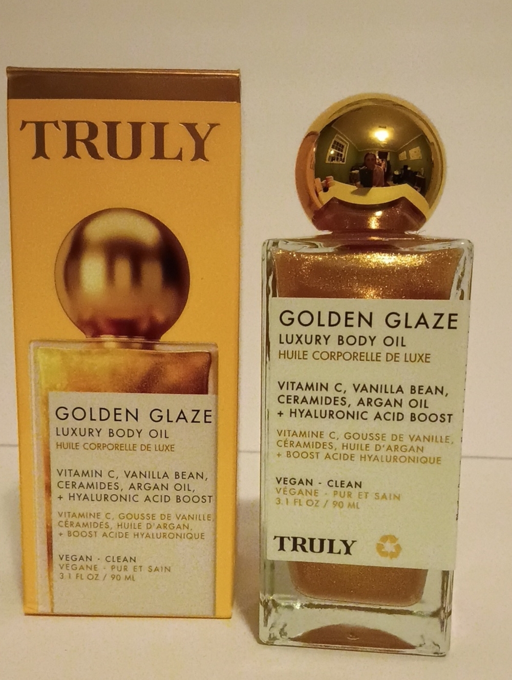 TRULY Golden Glaze Luxury Body Oil — Gold Shimmer